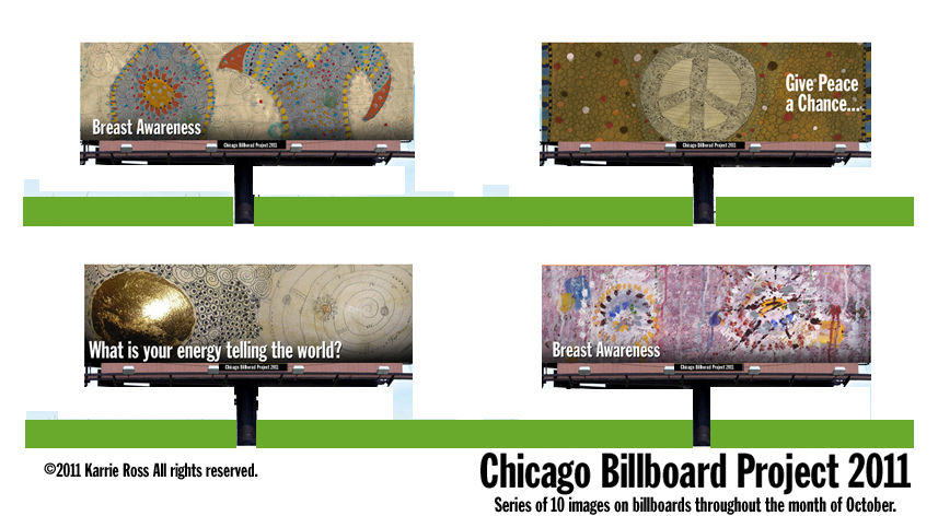Chicago Billboard Project getting Breast Awareness images by Karrie Ross