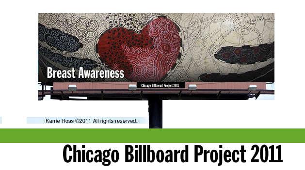 Chicago Billboard Project getting Breast Awareness images by Karrie Ross